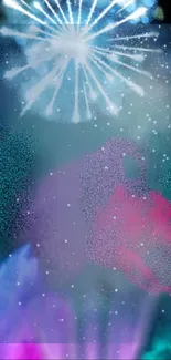 Pink Glitter Star Live Wallpaper