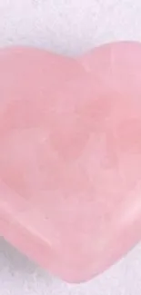 Heart-shaped pink stone wallpaper for mobile.