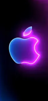 Pink Purple Apple Live Wallpaper