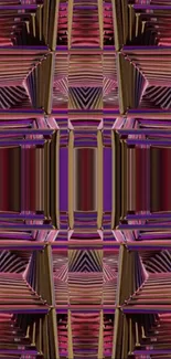 Pink Purple Symmetry Live Wallpaper