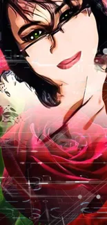 Pink Racy Art Live Wallpaper