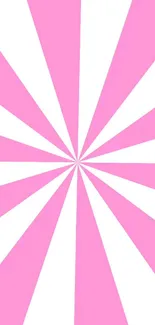 Pink and white starburst pattern wallpaper for phones.