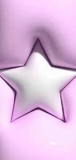 Abstract pink and white star mobile wallpaper.