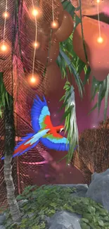 Plant Bird Racy Live Wallpaper