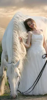 Plant Dress Bride Live Wallpaper
