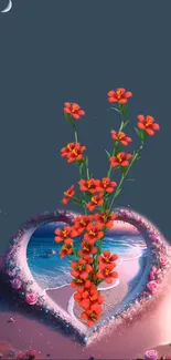 Plant Flower Liquid Live Wallpaper