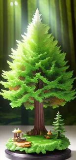 Plant Green Branch Live Wallpaper