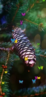 Plant Insect Lighting Live Wallpaper