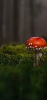 Plant Mushroom Water Live Wallpaper