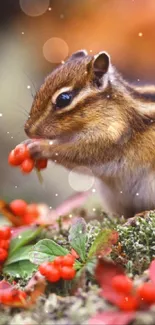 Plant Organ Mountains Chipmunk Organism Live Wallpaper