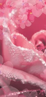 Plant Petal Water Live Wallpaper