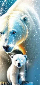 Polar Bear Photograph White Live Wallpaper