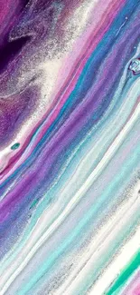 Abstract wallpaper with purple and teal color blend.