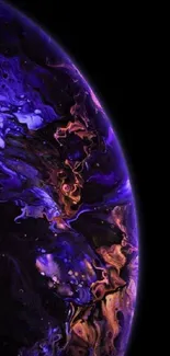 Purple Art World Live Wallpaper