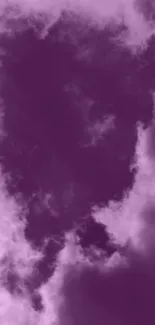 Purple cloud textured mobile wallpaper.