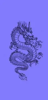 Purple background with a detailed dragon illustration.