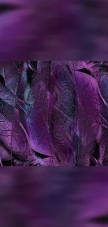 Purple feather texture abstract wallpaper with vibrant colors.