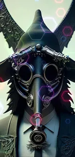 Purple Headgear Art Live Wallpaper