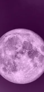 Purple moon mobile wallpaper with a mystical vibe.