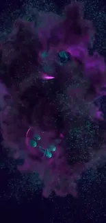 Purple Organism Underwater Live Wallpaper