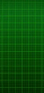 Pink character on green grid background mobile wallpaper.