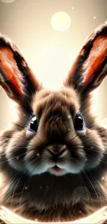 Rabbit Light Ear Live Wallpaper