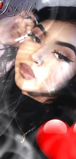 Racy Eyebrow Lip Live Wallpaper