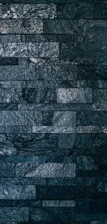 Dark stone brick texture wallpaper for mobile.