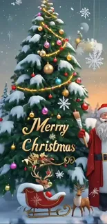 Red Christmas Day Christmas Decoration Live Wallpaper