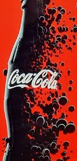 Red Cola Carbonated Soft Drinks Live Wallpaper