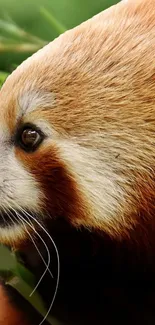 Red Panda Carnivore Whiskers Live Wallpaper