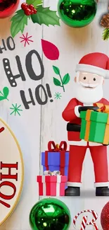 Red Santa Claus Event Live Wallpaper