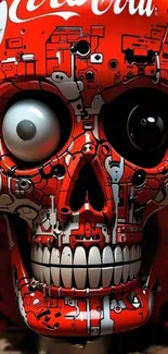 Red Skull Bone Live Wallpaper