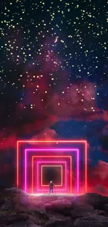 Red Sky Pink Live Wallpaper