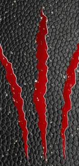 Red slash on a textured black background wallpaper.