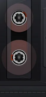 Retro cassette tape design with vintage aesthetic.