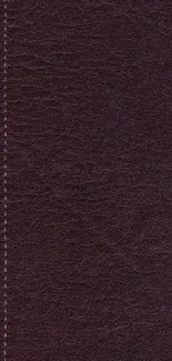 Rich dark brown leather phone wallpaper with elegant texture.