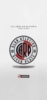 River Plate 120th anniversary smartphone wallpaper.