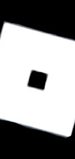 Roblox icon on black wallpaper for mobile devices.