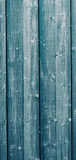 Rustic blue wood textured wallpaper for mobile device background.