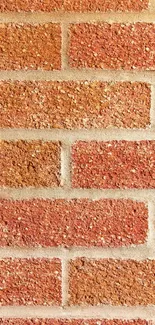 Rustic red brick wall pattern wallpaper for phones.