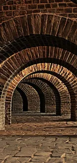 Detailed rustic stone archway in dim light.