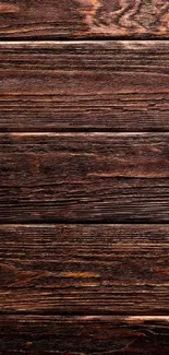 Rustic dark brown wood texture mobile wallpaper.