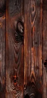 A rustic wooden texture wallpaper with warm brown tones.