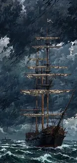 Sailing Ship Tall Ship Mast Live Wallpaper