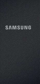 Samsung textured dark gray wallpaper design.