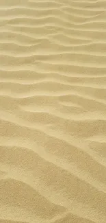 Mobile wallpaper with golden desert sand texture