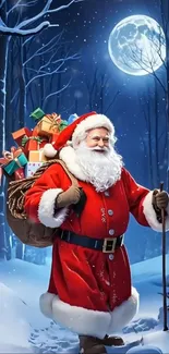 Santa Claus Fictional Character Christmas Day Live Wallpaper