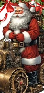 Santa Claus Fictional Character Machine Live Wallpaper