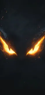 Scary Eyes In Flames Live Wallpaper